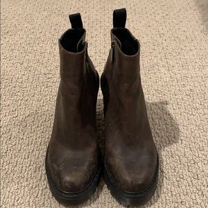 Doc Martens heeled booties